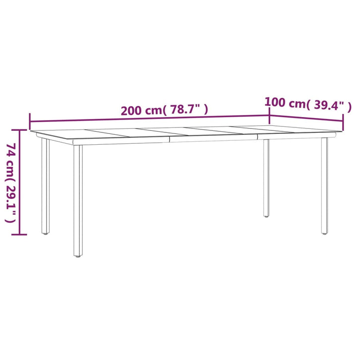 9-delige Tuinset met kussens poly rattan bruin