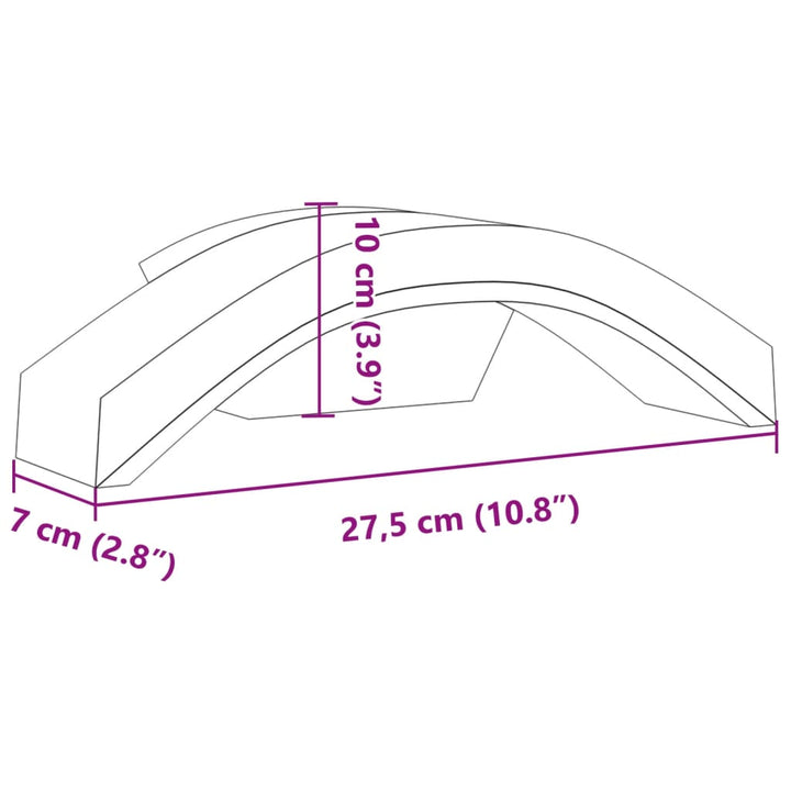 Buitenwandlampen 2 st LED gegoten aluminium zwart