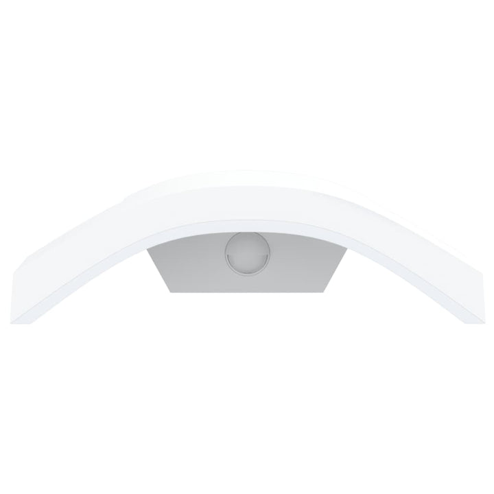 Buitenwandlamp LED met sensors gegoten aluminium wit