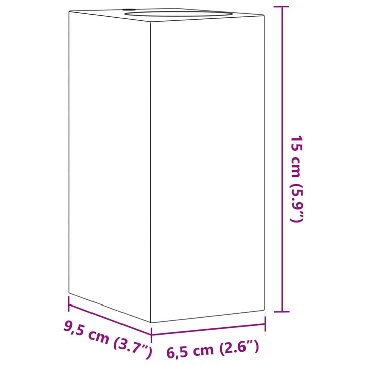 Buitenwandlampen 2 st gegoten aluminium zwart