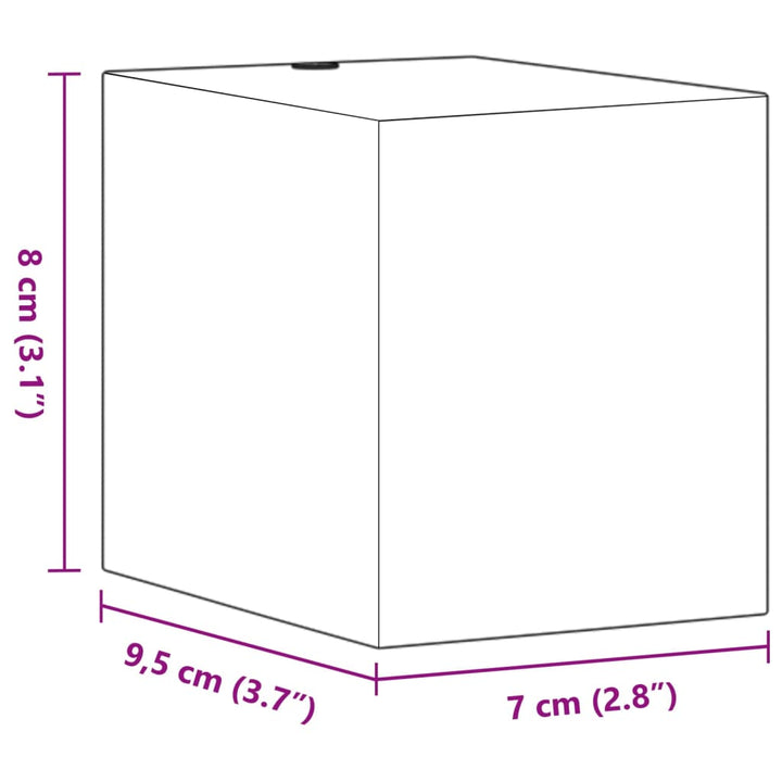 Buitenwandlampen 2 st gegoten aluminium zwart