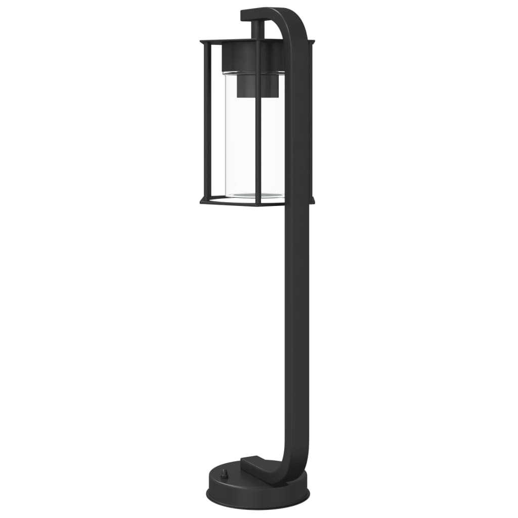 Vloerlamp voor buiten 60 cm roestvrij staal zwart