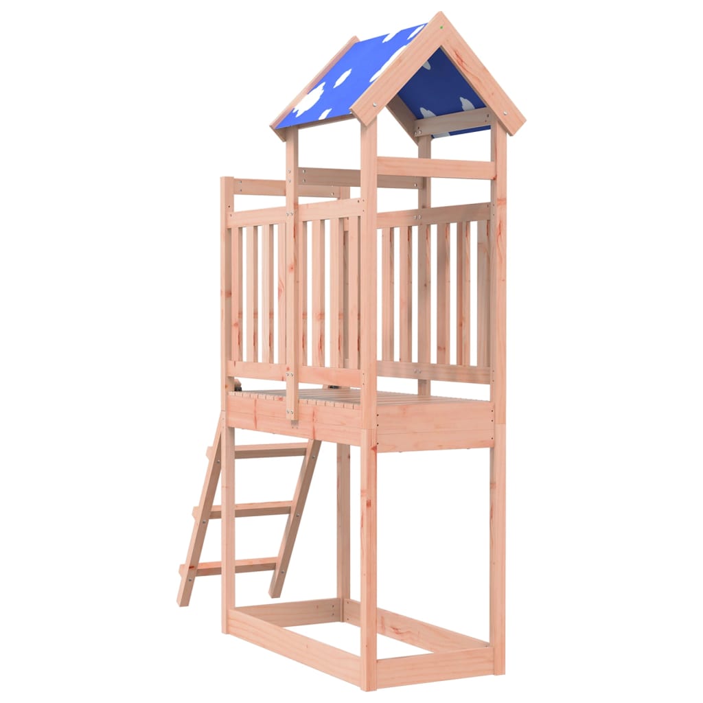 Speeltoren met ladder 110,5x52,5x215 cm massief douglashout