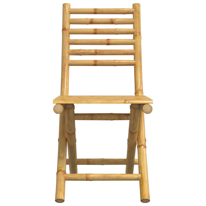 Tuinstoelen 6 st inklapbaar 43x54x88 bamboe