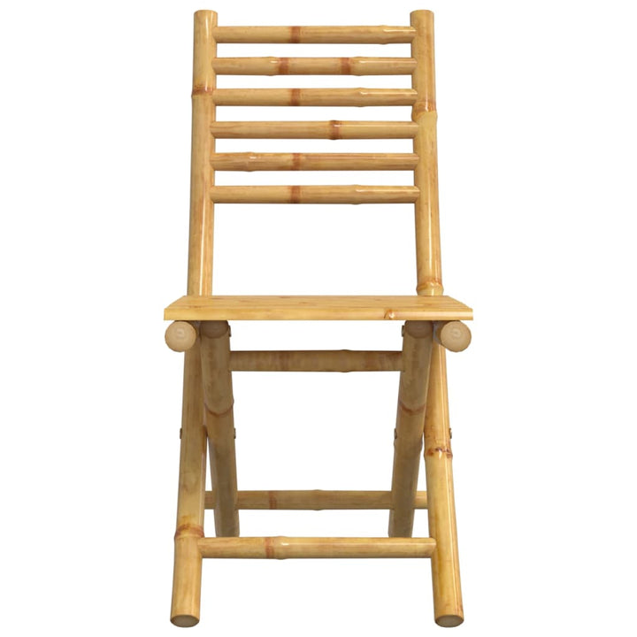 Tuinstoelen 8 st inklapbaar 43x54x88 bamboe