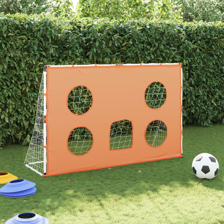 Kindervoetbaldoel met doelmat en bal 182x62x118 cm