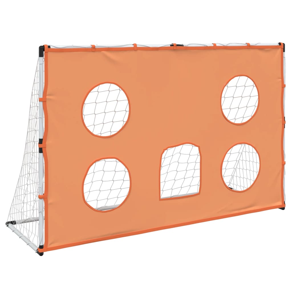 Kindervoetbaldoel met doelmat en bal 182x62x118 cm