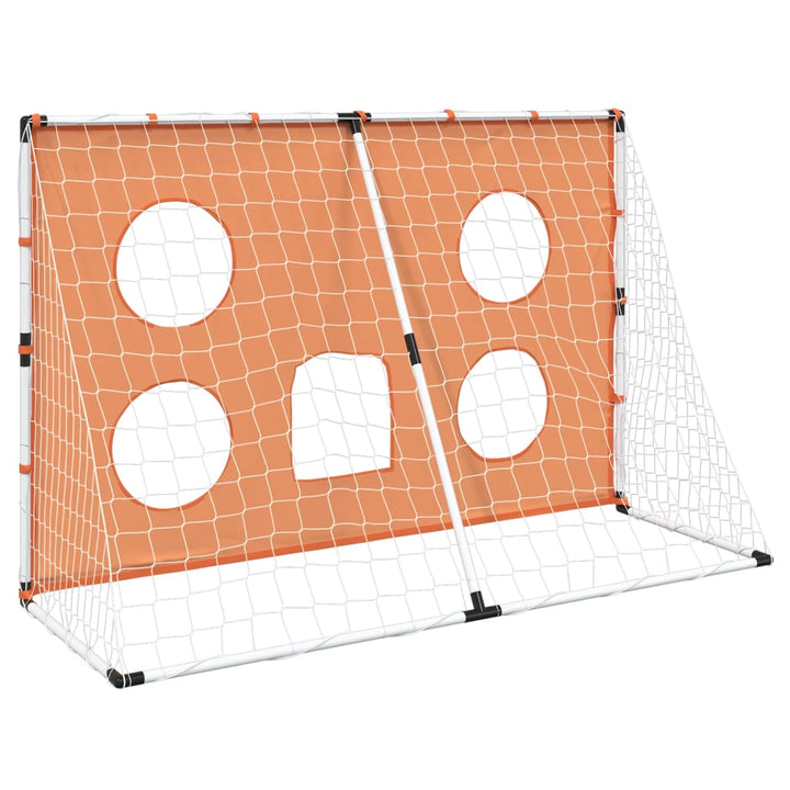 Kindervoetbaldoel met doelmat en bal 182x62x118 cm