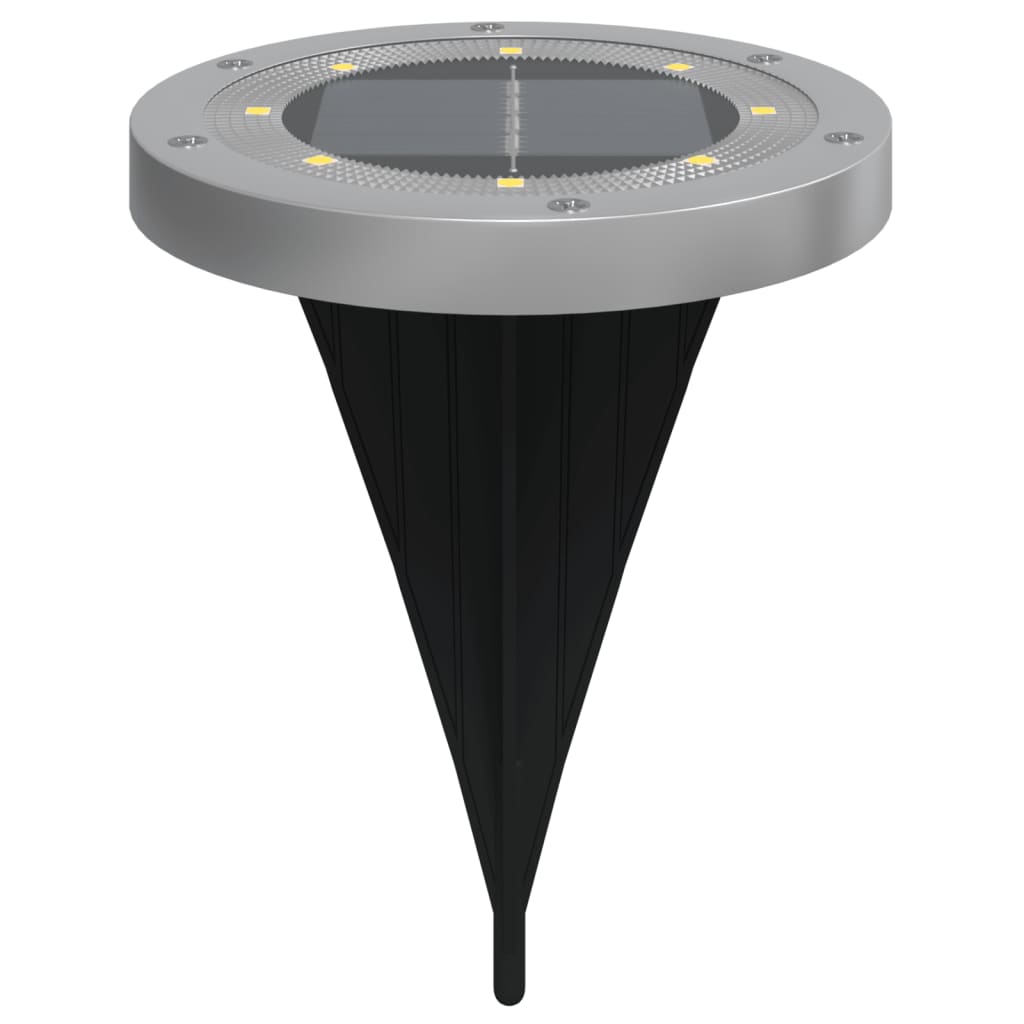 Grondlampen 4 st solar met grondpennen warmwit