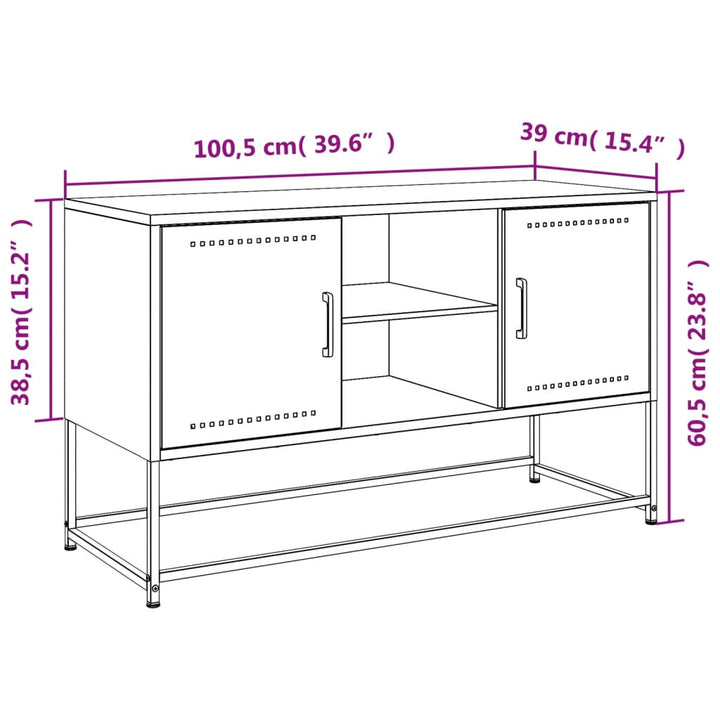 Hoge kast 36x39x123 cm staal olijfgroen