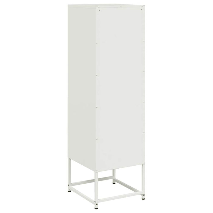 Hoge kast 36x39x123 cm staal wit