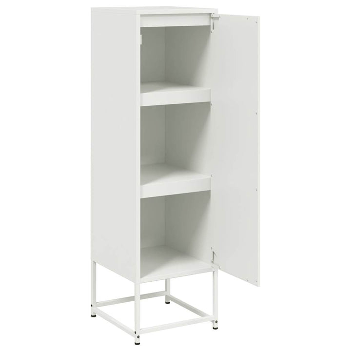 Hoge kast 36x39x123 cm staal wit