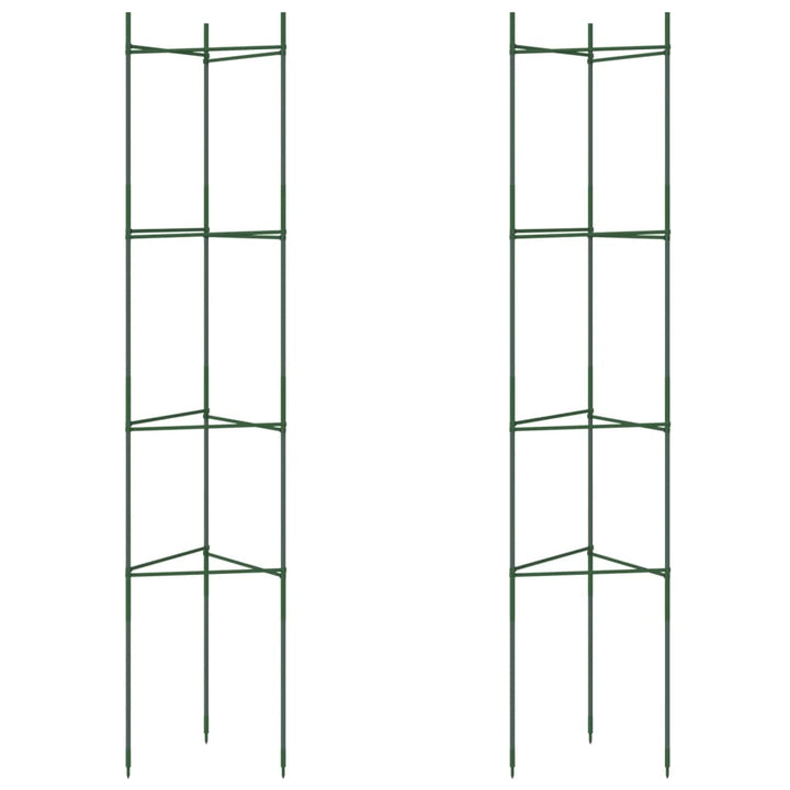 Tomatenkooi 2 st 154 cm staal en polypropeen