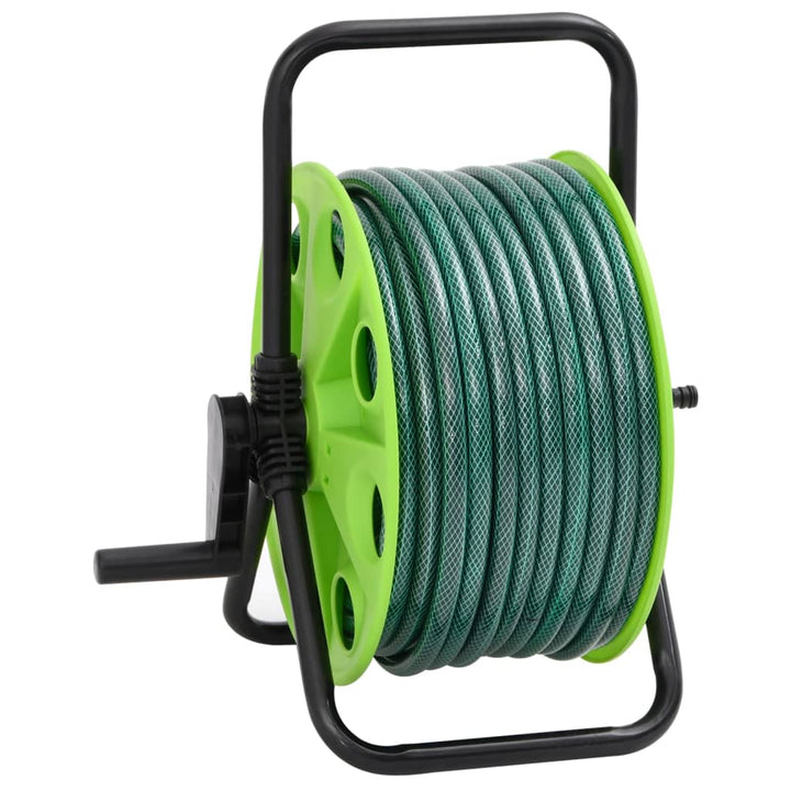 Slanghaspel met slangkoppelset 0,75" 20 m vrijstaand PVC groen