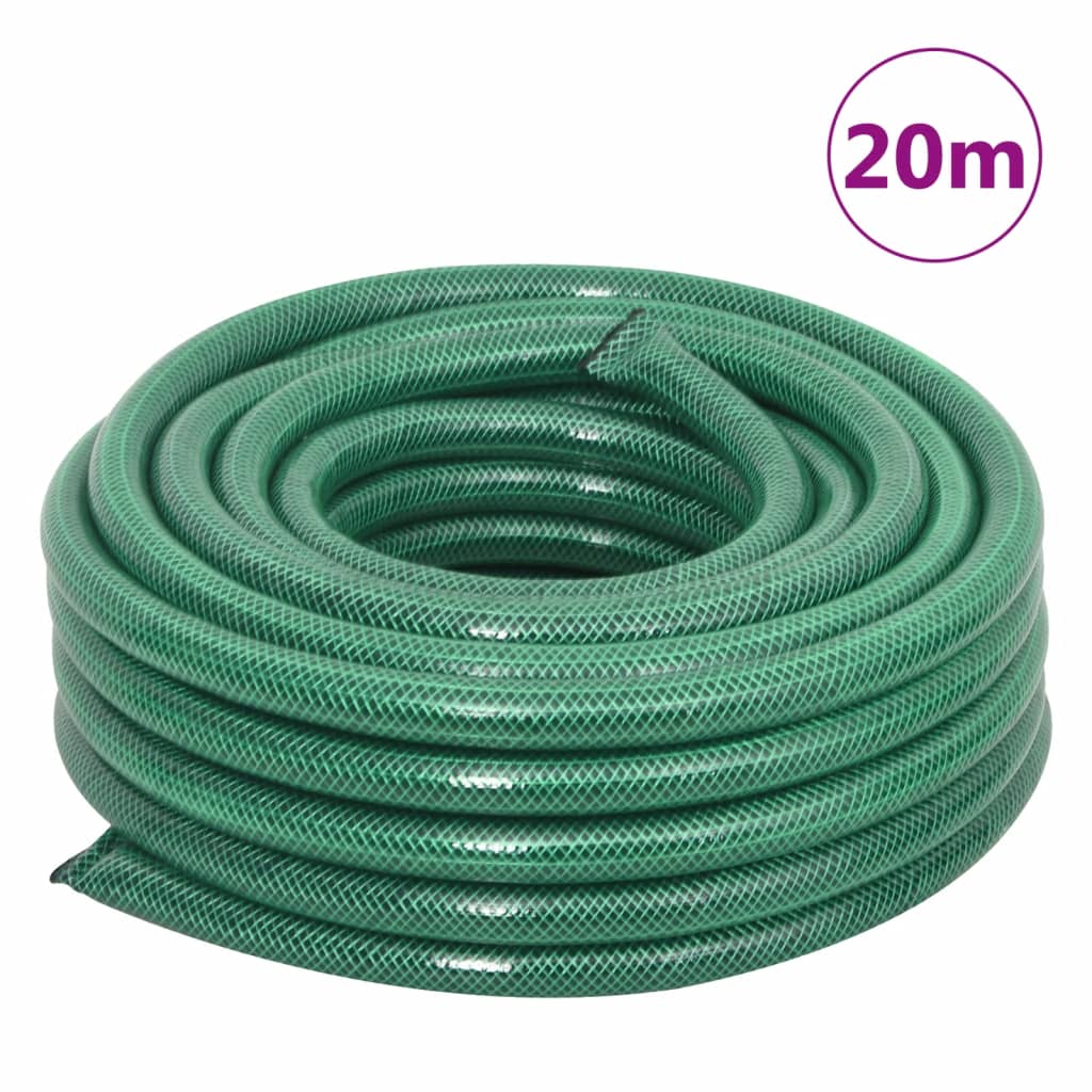 Slanghaspel met slangkoppelset 0,75" 20 m vrijstaand PVC groen