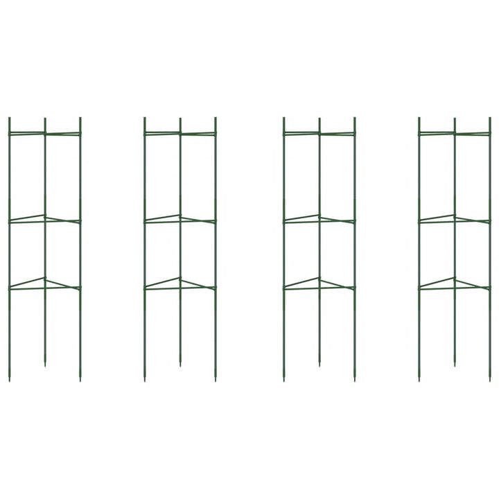 Tomatenkooien 4 st 116 cm staal en polypropeen