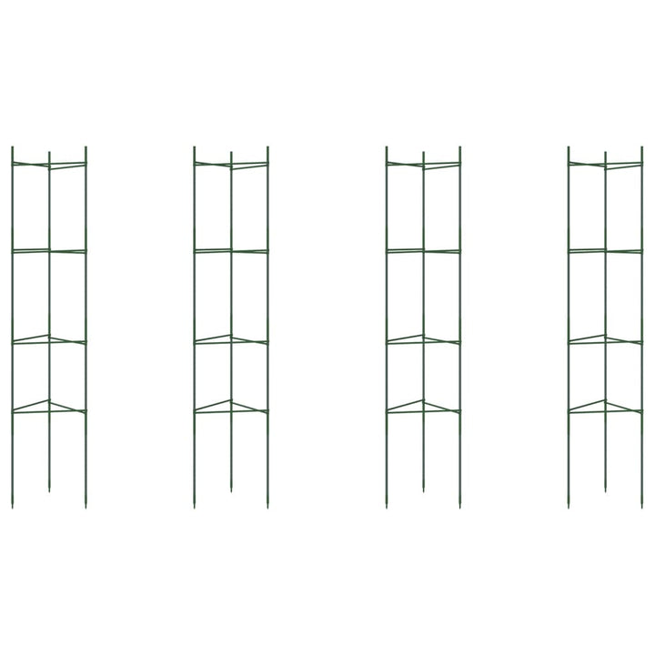 Tomatenkooien 4 st 154 cm staal en polypropeen