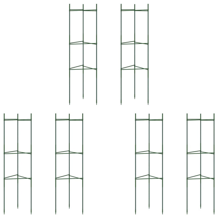 Tomatenkooien 6 st 116 cm staal en polypropeen