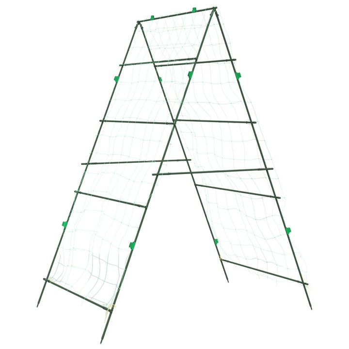 Plantenklimrekken 2 st A-frame staal