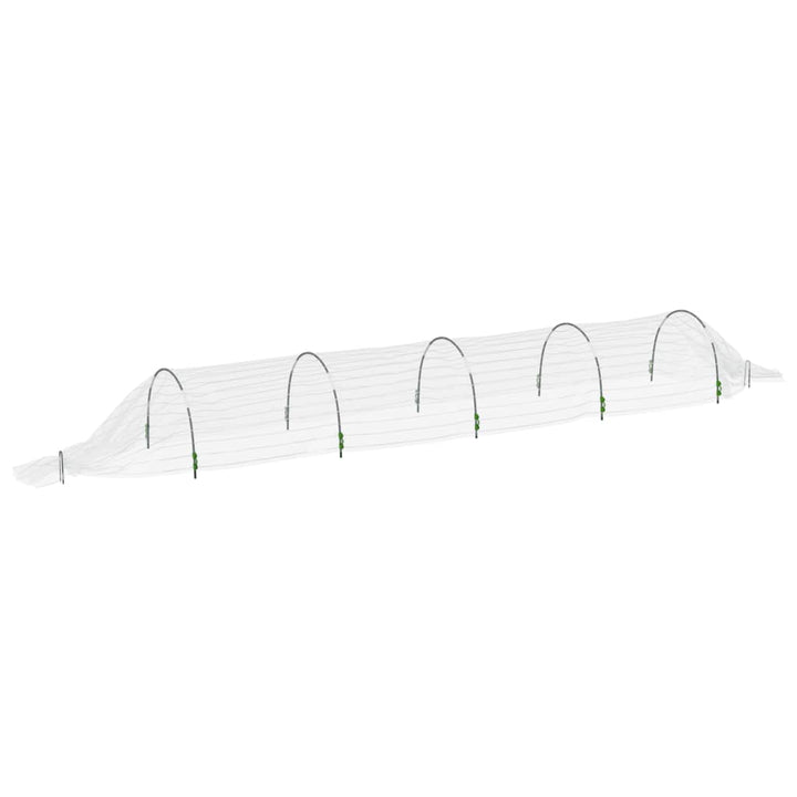 Kweektunnels 3 st 1,5x5 m glasvezel en polypropeen