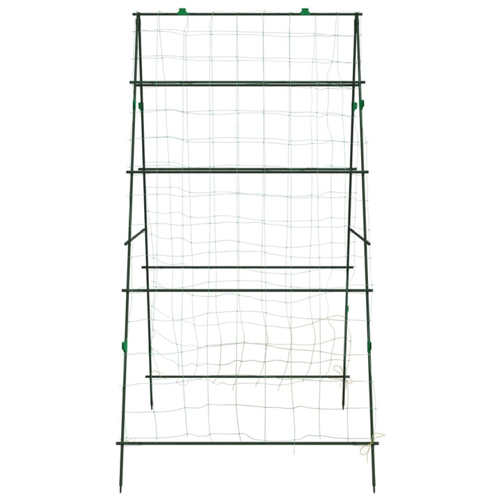 Plantenklimrekken 3 st A-frame staal