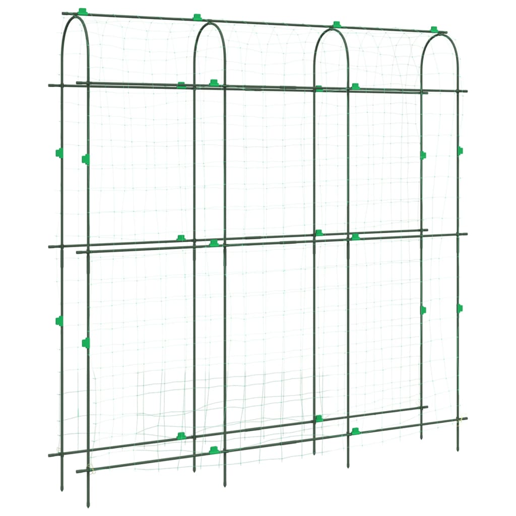 Plantenklimrekken 3 st U-frame staal