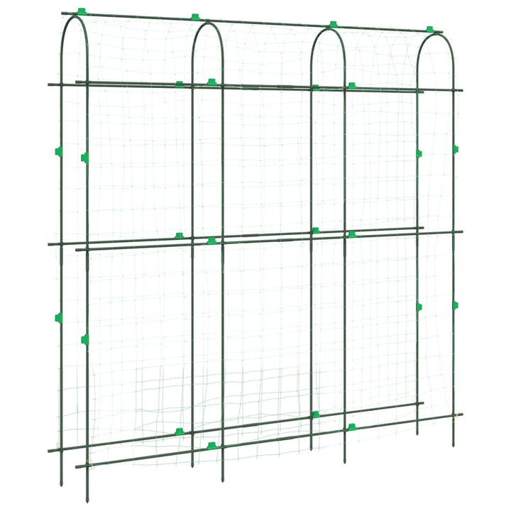 Plantenklimrekken 3 st U-frame staal