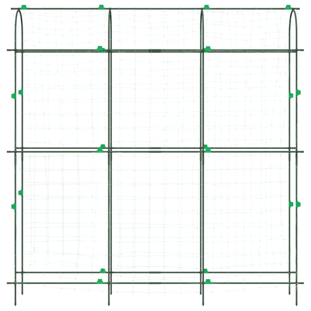 Plantenklimrekken 3 st U-frame staal