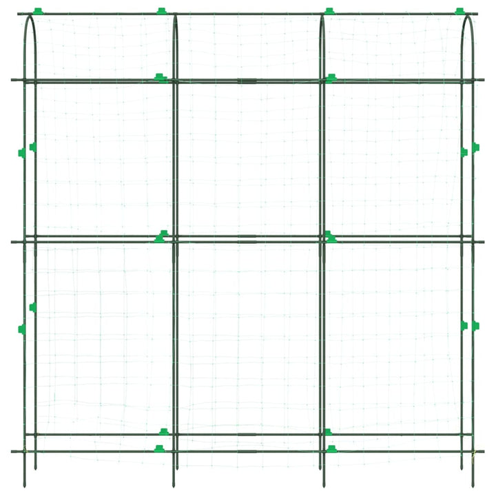 Plantenklimrekken 3 st U-frame staal