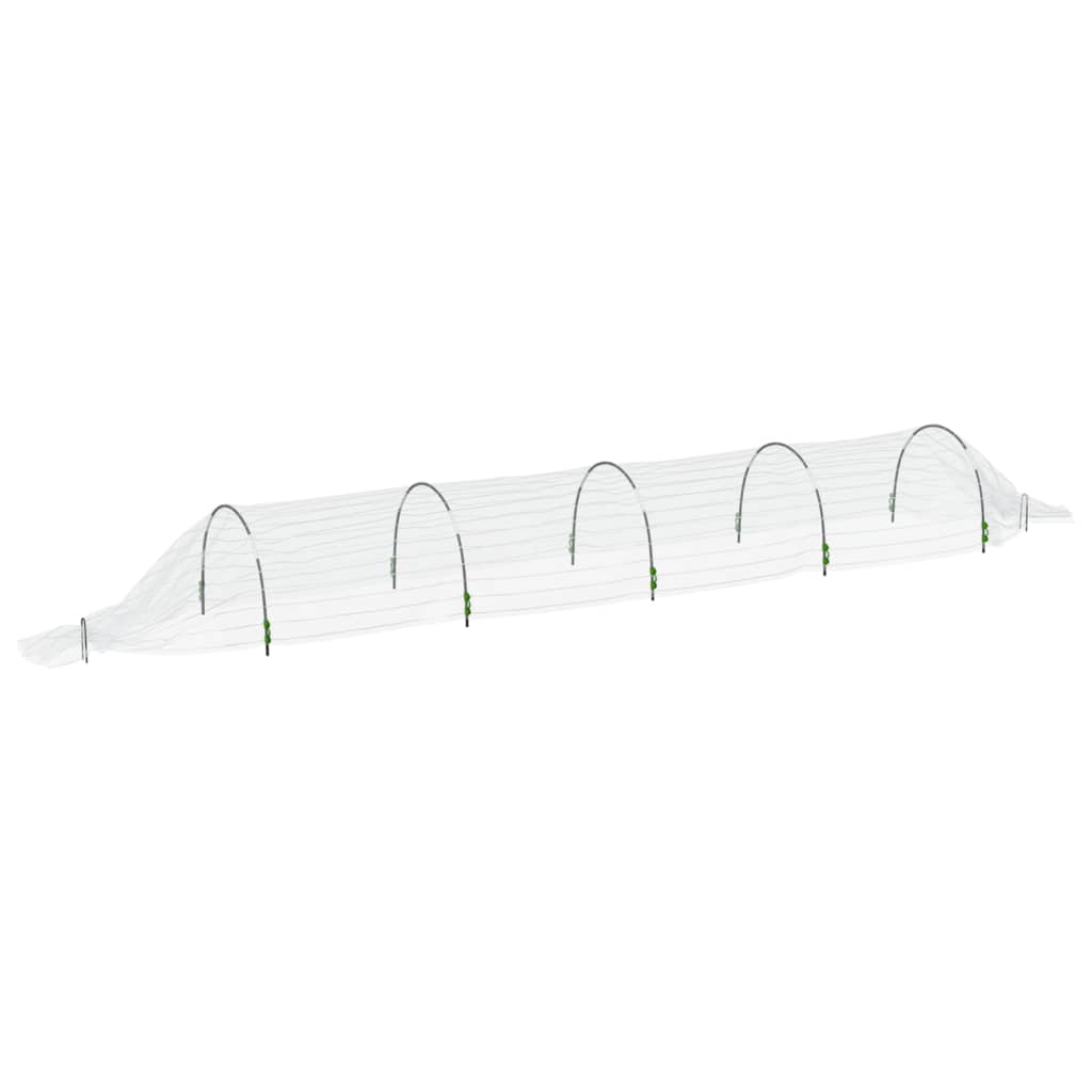 Kweektunnels 4 st 1,5x5 m glasvezel en polypropeen