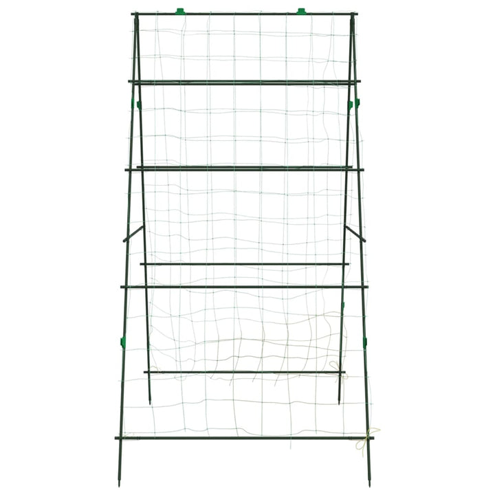 Plantenklimrekken 4 st A-frame staal