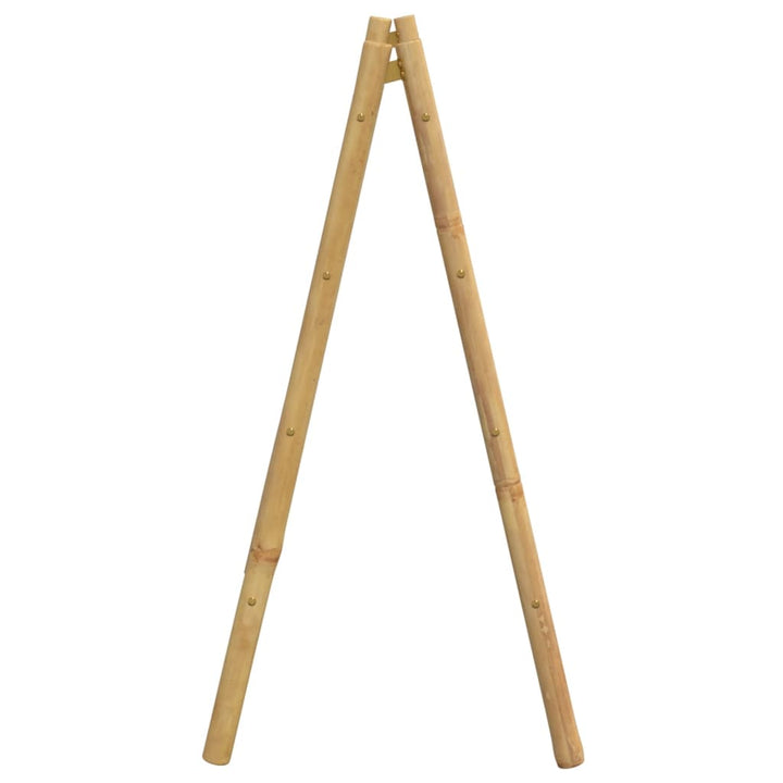 Handdoekladder met 4 sporten 90x50x100 cm bamboe