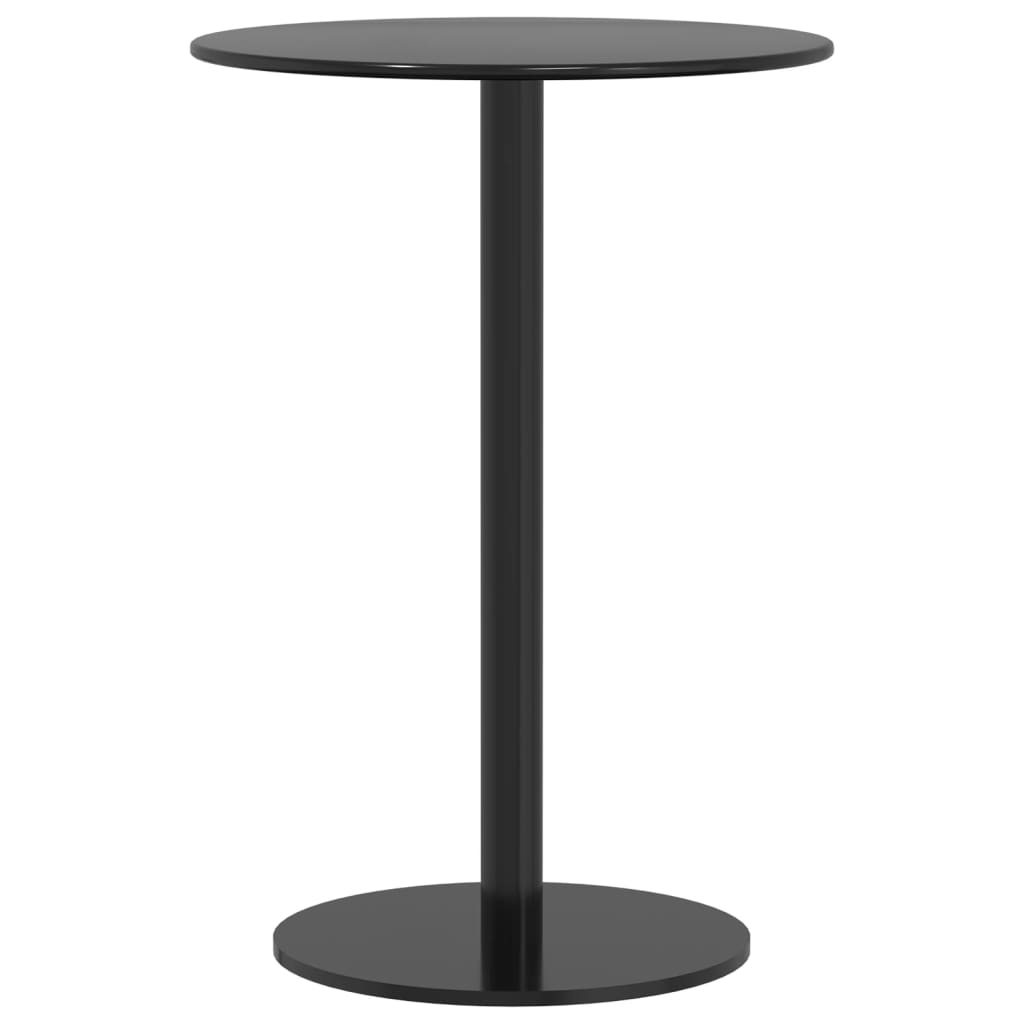 Tuintafel rond ø˜50x72 cm staal zwart