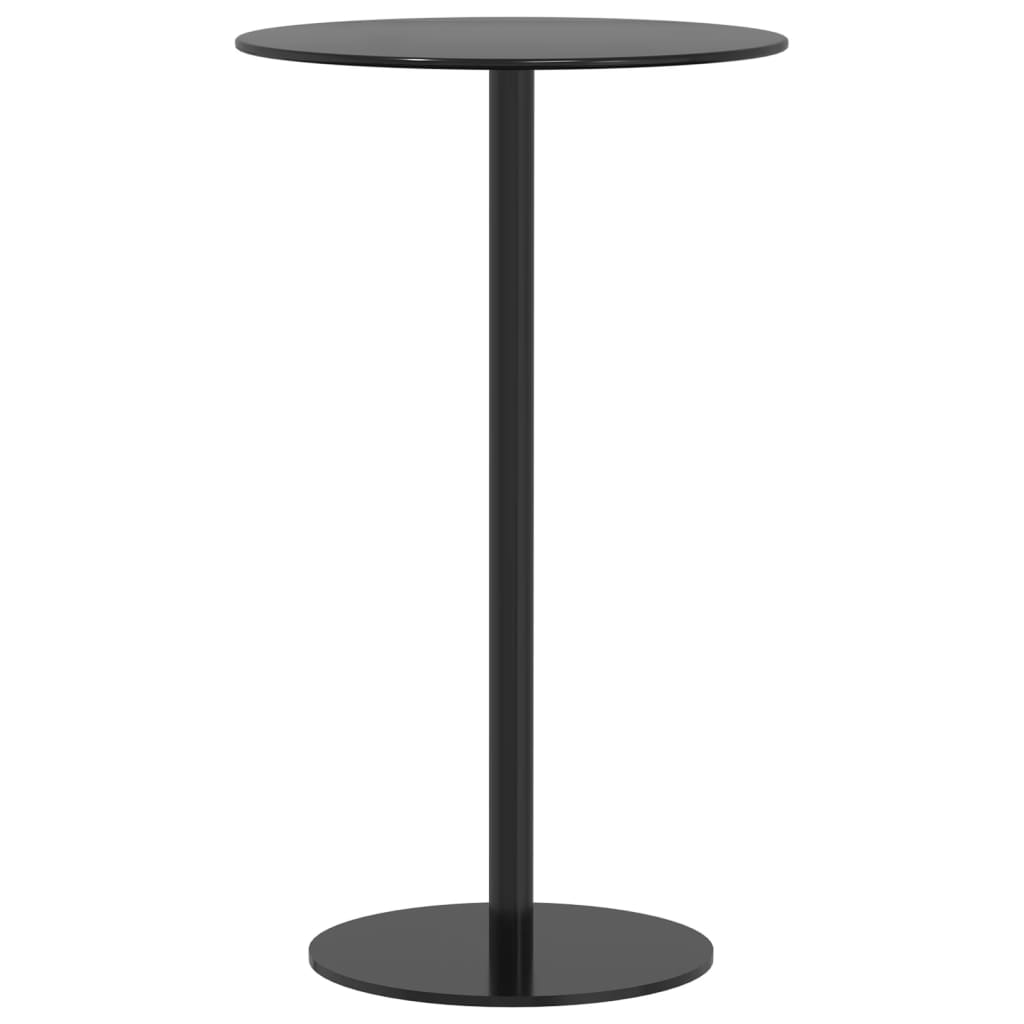 Tuintafel rond ø˜60x105 cm staal zwart