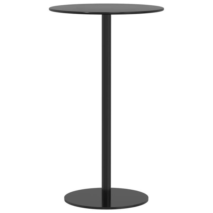 Tuintafel rond ø˜60x105 cm staal zwart