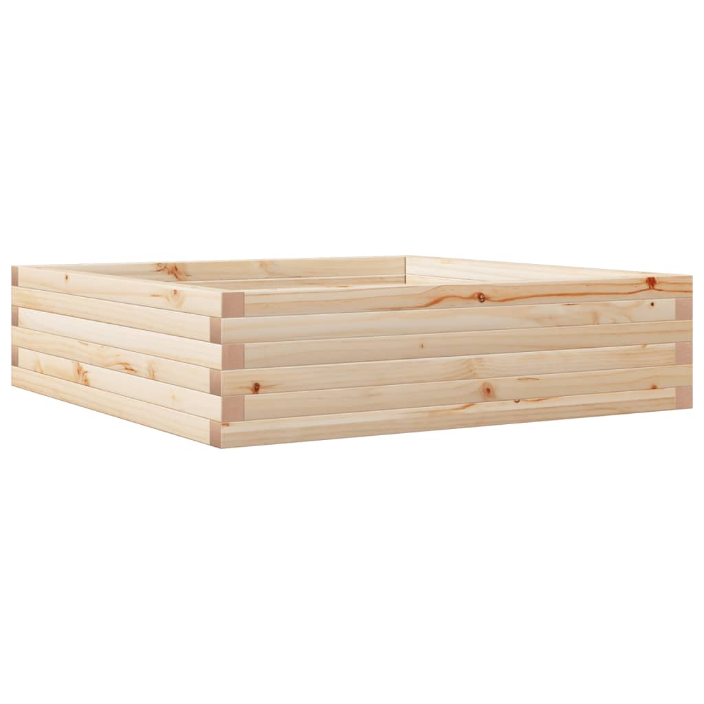 Plantenbak 90x90x23 cm massief grenenhout