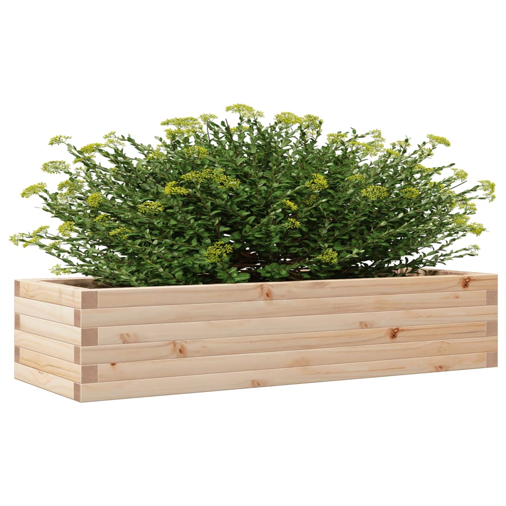 Plantenbak 110x40x23 cm massief grenenhout