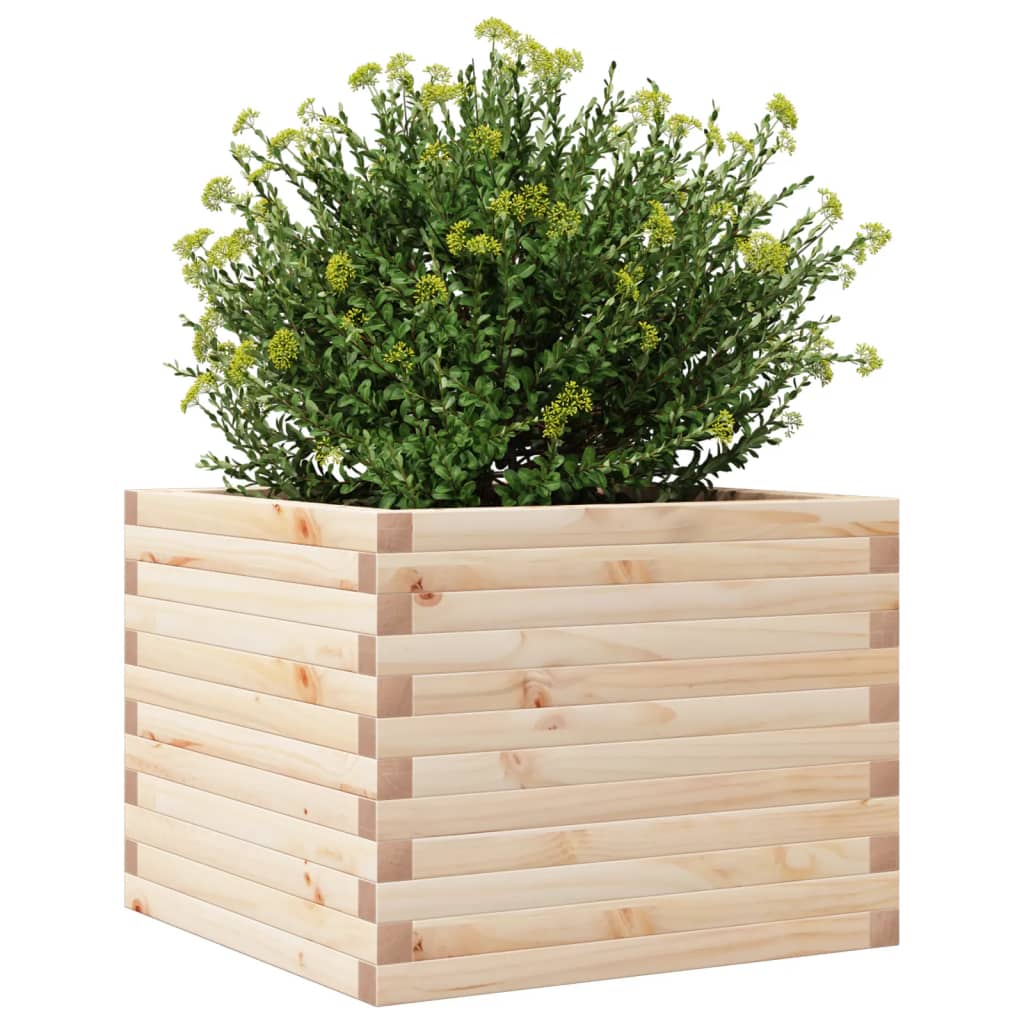 Plantenbak 60x60x45,5 cm massief grenenhout