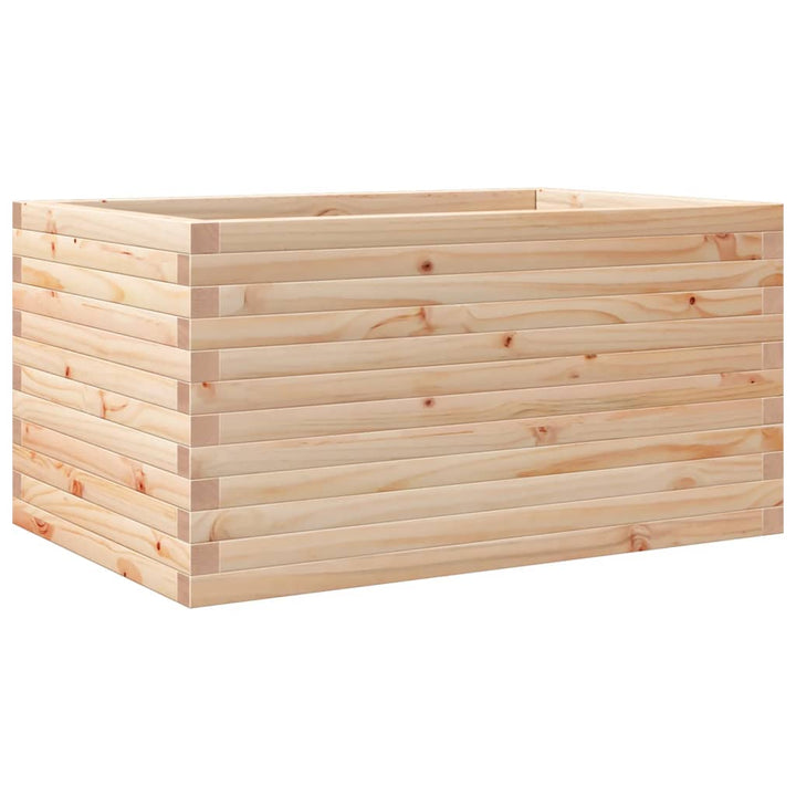 Plantenbak 90x60x45,5 cm massief groenhout