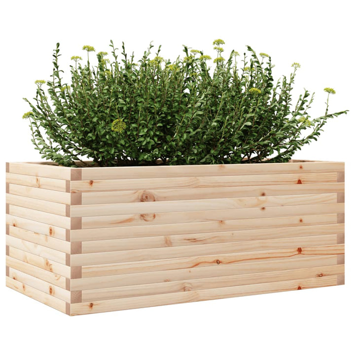 Plantenbak 110x60x45,5 cm massief grenenhout