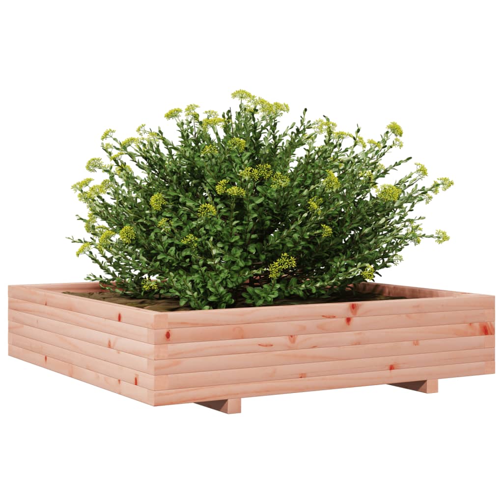 Plantenbak 110x110x26,5 cm massief douglashout