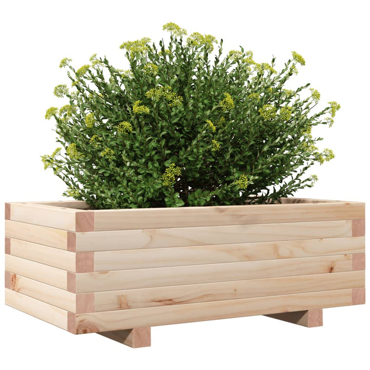 Plantenbak 70x40x26,5 cm massief groenhout