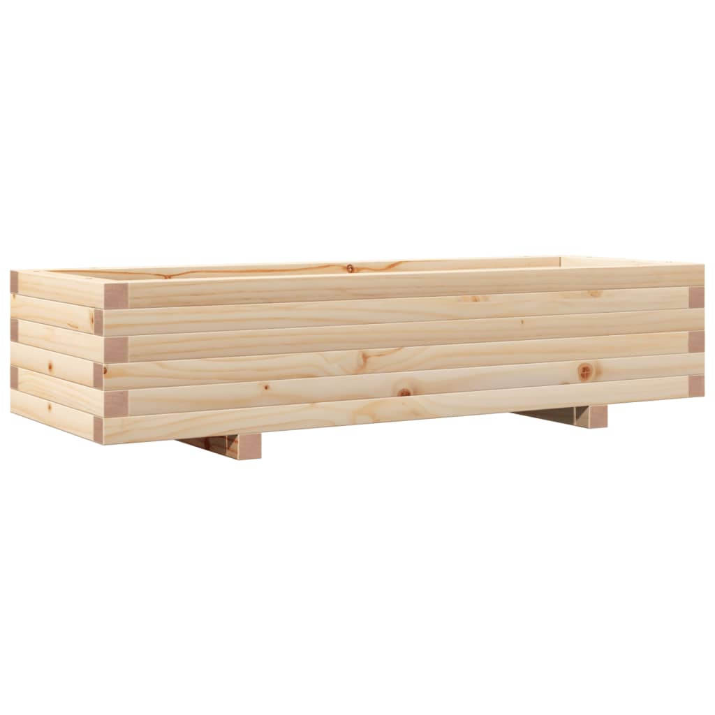 Plantenbak 110x40x26,5 cm massief grenenhout