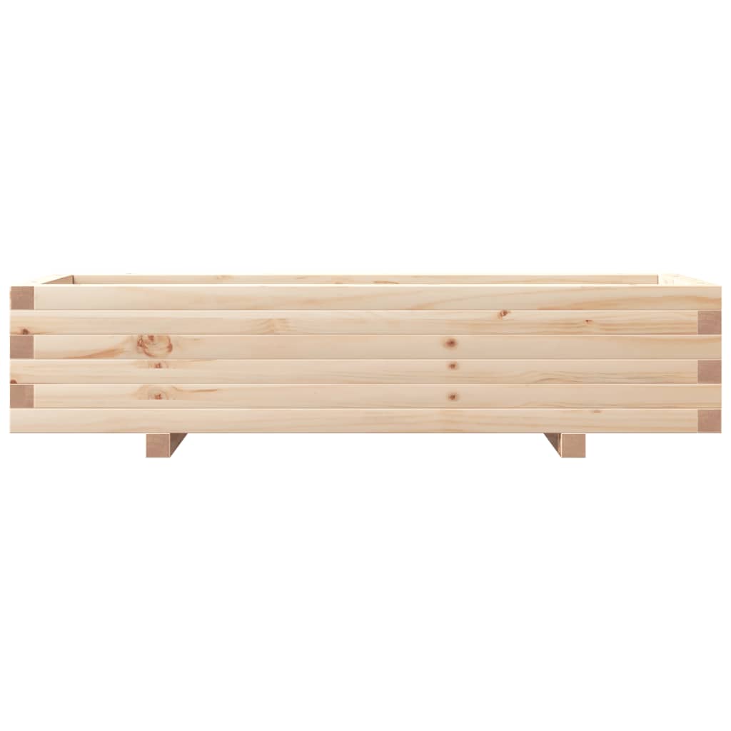 Plantenbak 110x40x26,5 cm massief grenenhout