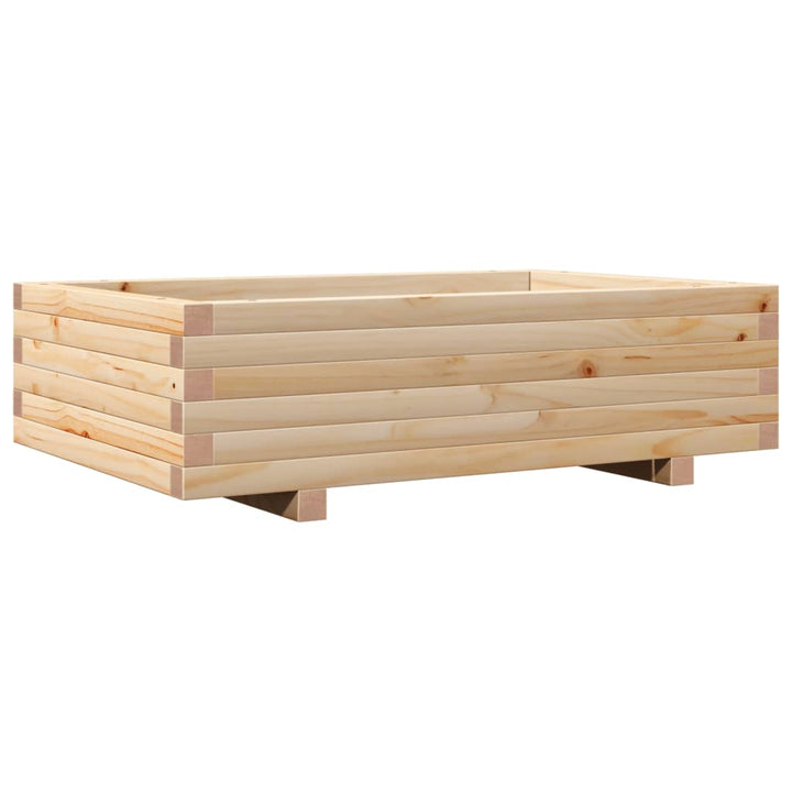 Plantenbak 90x60x26,5 cm massief grenenhout