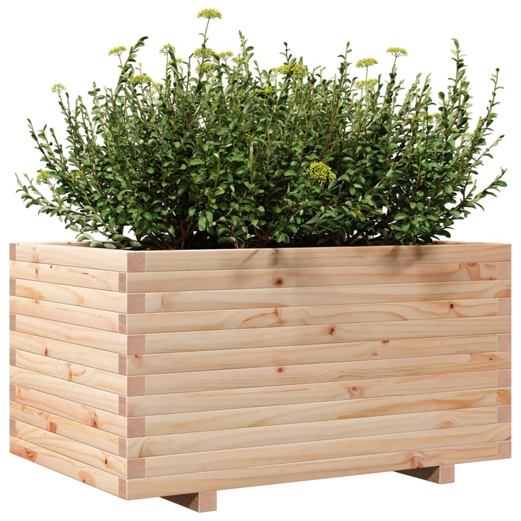 Plantenbak 90x60x49,5 cm massief grenenhout