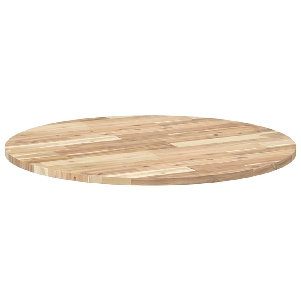 Tafelblad rond ø˜ 80x2 cm massief acaciahout