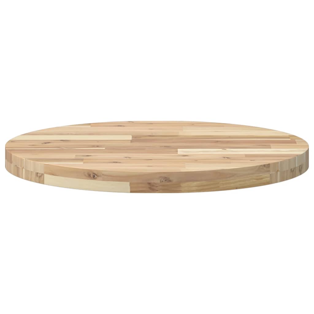 Tafelblad rond ø˜ 60x4 cm massief acaciahout