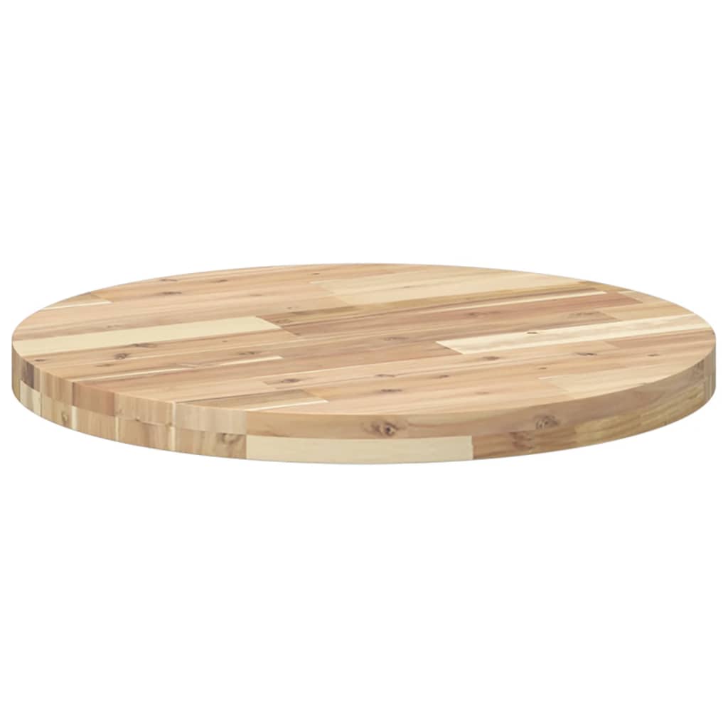 Tafelblad rond ø˜ 60x4 cm massief acaciahout