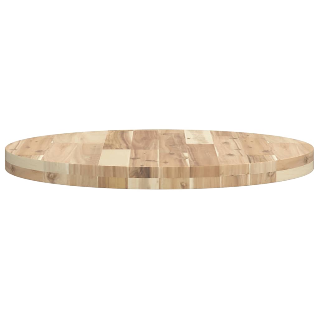 Tafelblad rond ø˜ 60x4 cm massief acaciahout